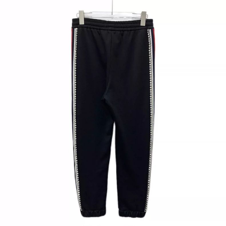 Gucci black luxury drawstring jogger pants-dmc Size US 30 / EU 46 - 2 Thumbnail