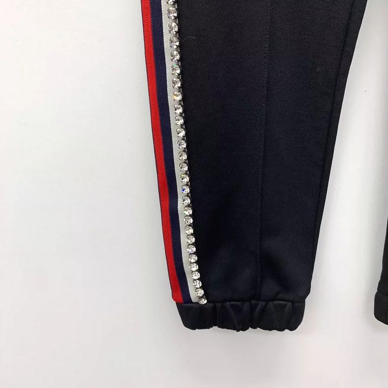 Gucci black luxury drawstring jogger pants-dmc Size US 30 / EU 46 - 5 Thumbnail