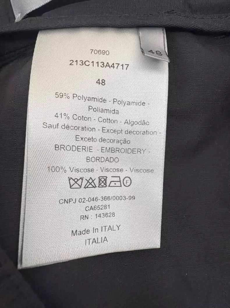 Dior dior pocket embroidered logo nylon pants-dmc Size US 31 - 6 Thumbnail
