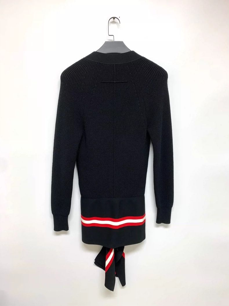 Givenchy Givenchy Black Cardigan with Striped Detail-dmc Size US S / EU 44-46 / 1 - 2 Thumbnail