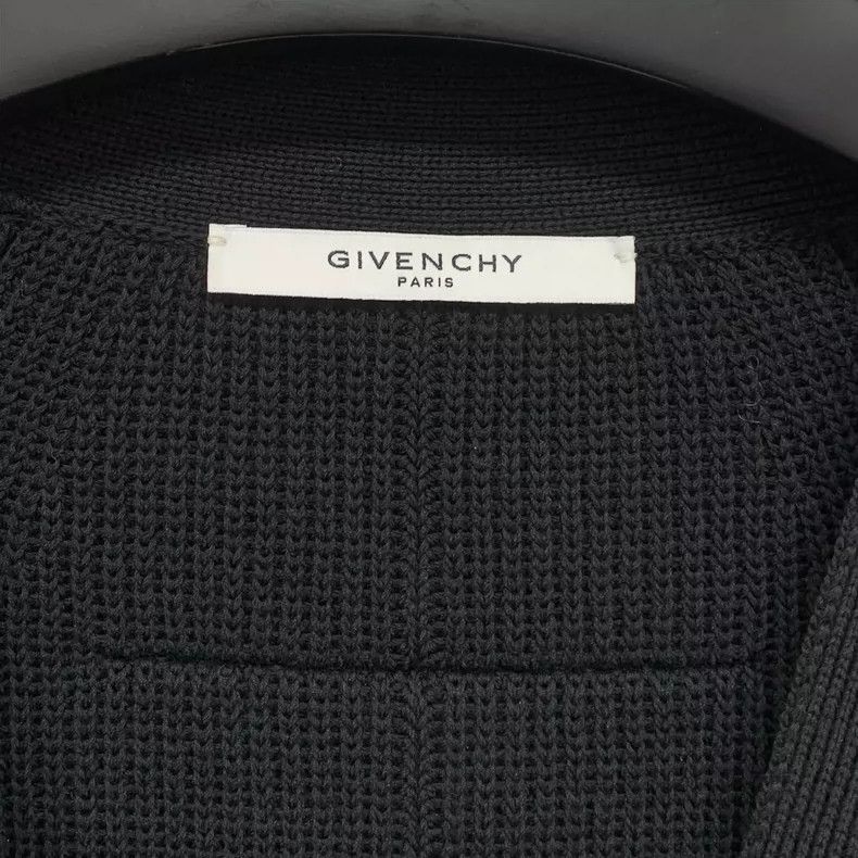 Givenchy Givenchy Black Cardigan with Striped Detail-dmc Size US S / EU 44-46 / 1 - 3 Thumbnail