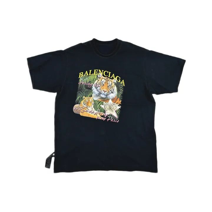 Balenciaga Balenciaga SS22 FBI Pattern Graphic T-Shirt Size US L / EU 52-54 / 3 - 2 Thumbnail