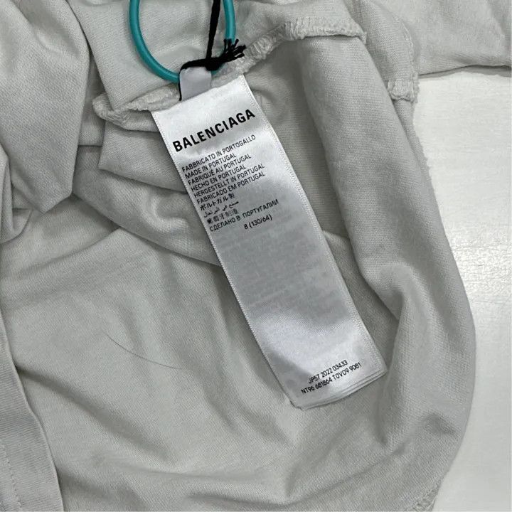 Balenciaga Balenciaga White Short Sleeve Logo T-Shirt Size US M / EU 48-50 / 2 - 3 Thumbnail