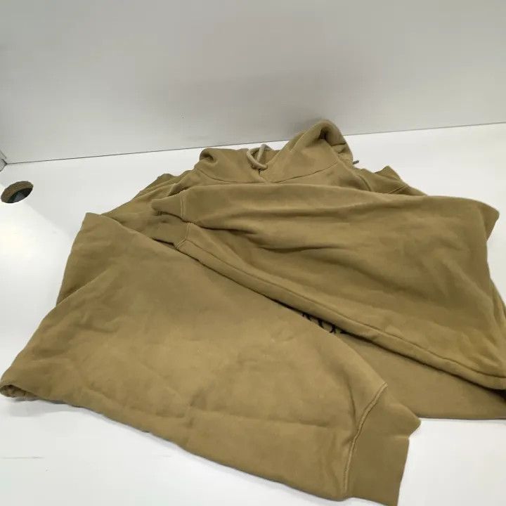 Balenciaga Balenciaga Logo Casual Hoodie in Khaki Size US M / EU 48-50 / 2 - 10 Thumbnail