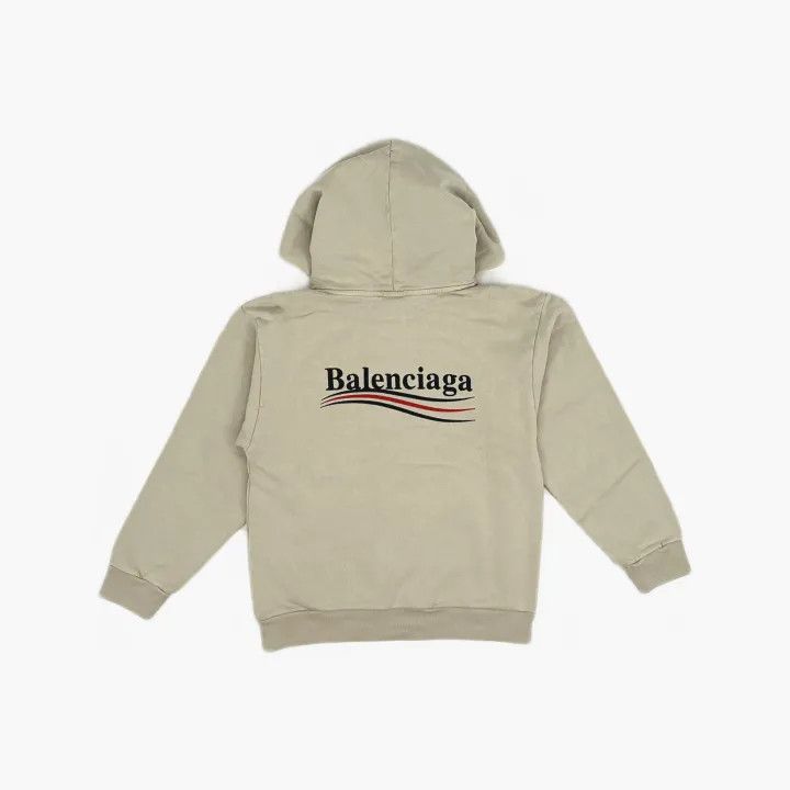 Balenciaga Balenciaga Kids Letter Embroidery Hoodie in Beige Size US M / EU 48-50 / 2 - 3 Thumbnail