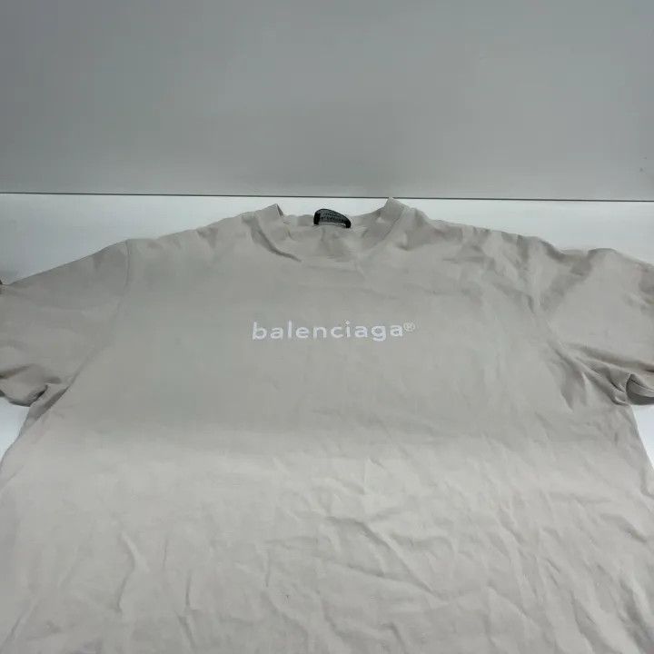Balenciaga Balenciaga Logo Print Short Sleeve T-Shirt Size US S / EU 44-46 / 1 - 11 Thumbnail