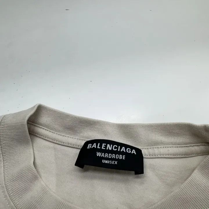 Balenciaga Balenciaga Logo Print Short Sleeve T-Shirt Size US S / EU 44-46 / 1 - 6 Thumbnail