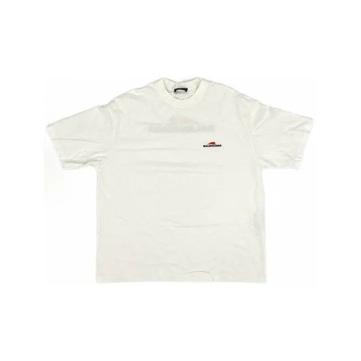Balenciaga Balenciaga SS22 Tiger Logo White T-Shirt Size US L / EU 52-54 / 3 - 2 Thumbnail