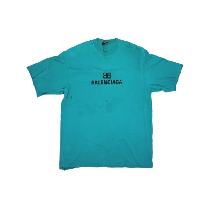 Balenciaga Balenciaga Distressed Logo Short Sleeve T-Shirt Size US XS / EU 42 / 0 - 2 Thumbnail