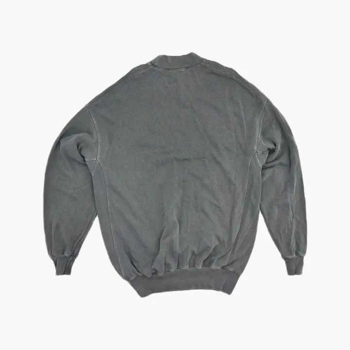 Balenciaga Gray Logo Oversized Long Sleeve Sweatshirt
