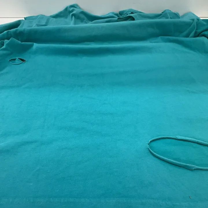 Balenciaga Balenciaga Distressed Logo T-Shirt in Aqua Green Size US XS / EU 42 / 0 - 10 Thumbnail