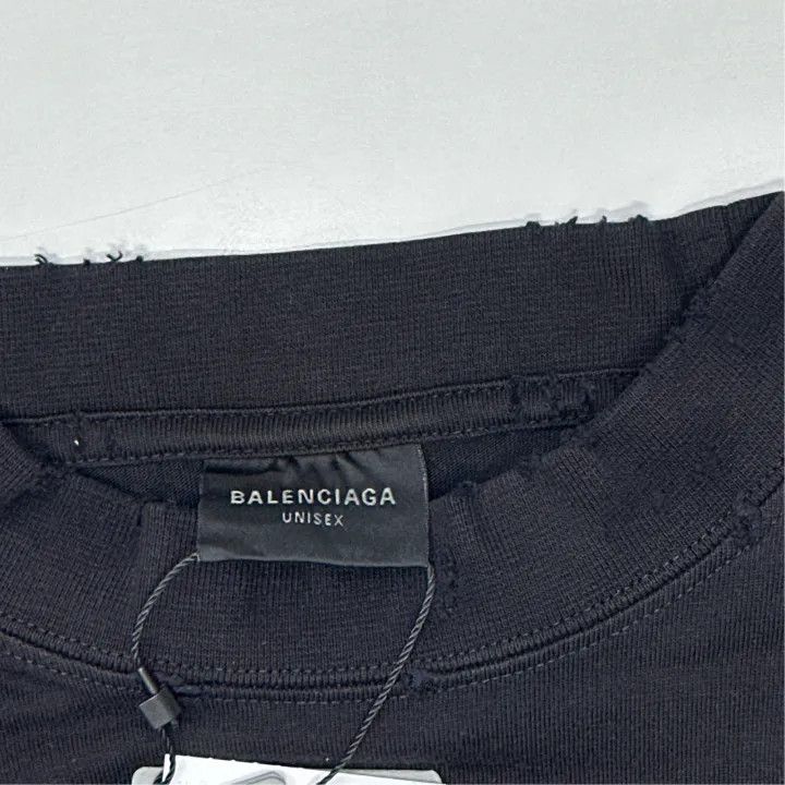 Balenciaga Balenciaga Black Long Sleeve T-Shirt with Disk Size US M / EU 48-50 / 2 - 4 Thumbnail