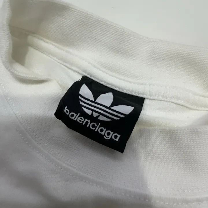 Balenciaga Balenciaga Adidas Logo Print Short Sleeve T-Shirt Size US M / EU 48-50 / 2 - 6 Thumbnail