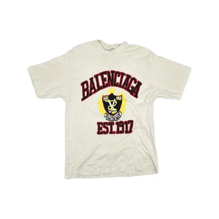 Balenciaga Balenciaga SS23 Logo Graphic Tee for Men Size US M / EU 48-50 / 2 - 2 Thumbnail