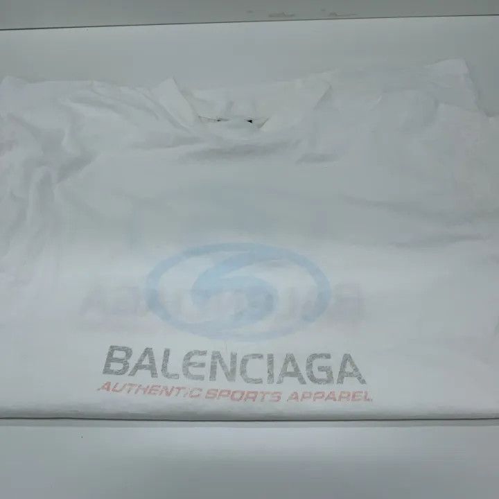 Balenciaga Balenciaga FW23 Logo Print Short Sleeve T-Shirt Size US L / EU 52-54 / 3 - 9 Thumbnail