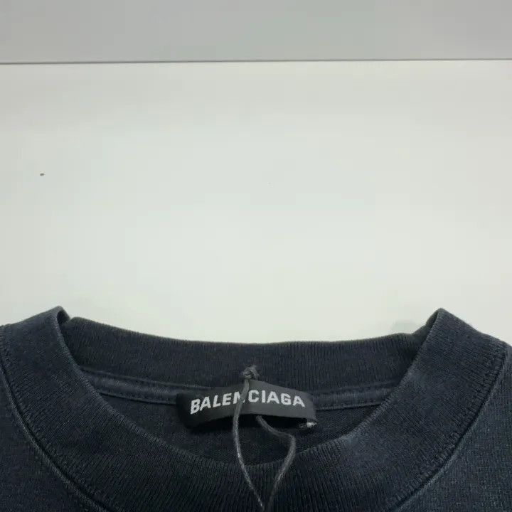 Balenciaga Balenciaga Crew Print Short Sleeve T-Shirt Size US S / EU 44-46 / 1 - 6 Thumbnail