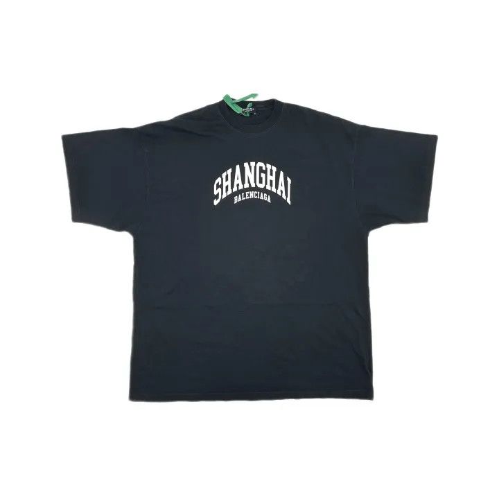 Balenciaga Balenciaga Shanghai Printed Crew Neck T-Shirt Size US L / EU 52-54 / 3 - 2 Thumbnail