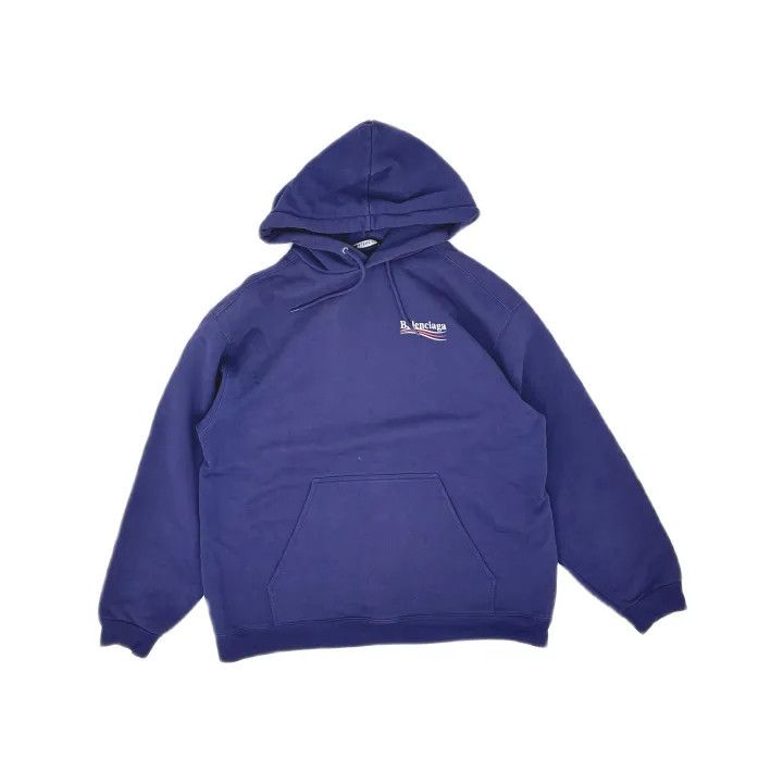 Balenciaga Balenciaga Logo Print Hooded Sweatshirt for Men Size US M / EU 48-50 / 2 - 2 Thumbnail