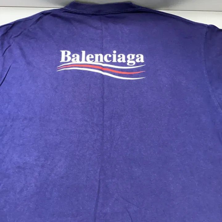 Balenciaga Balenciaga Logo Print Short Sleeve T-Shirt Size US L / EU 52-54 / 3 - 18 Thumbnail