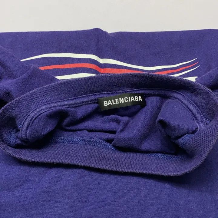 Balenciaga Balenciaga Logo Print Short Sleeve T-Shirt Size US L / EU 52-54 / 3 - 8 Thumbnail