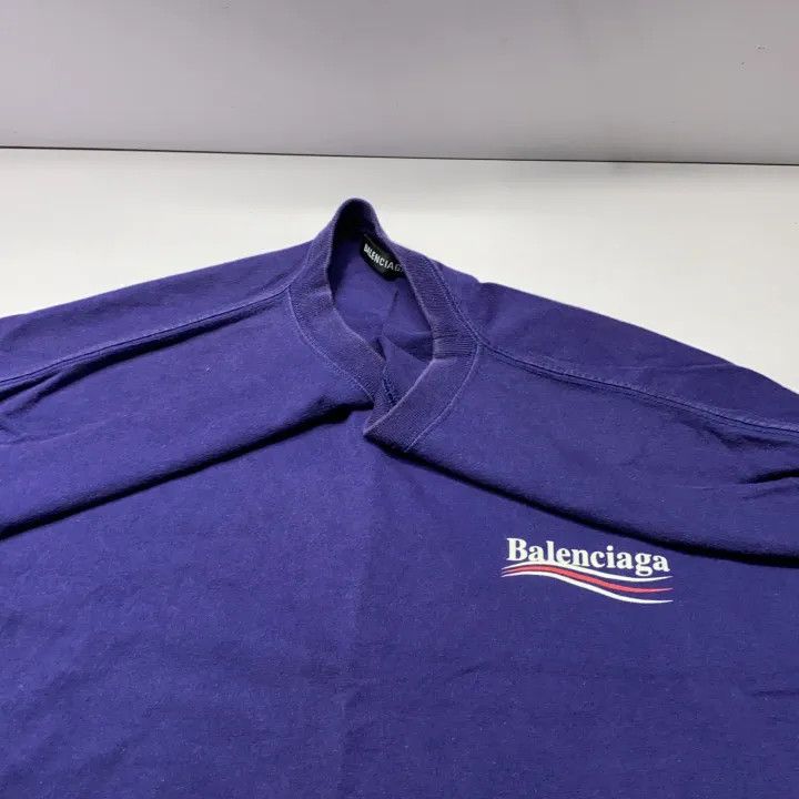 Balenciaga Balenciaga Logo Print Short Sleeve T-Shirt Size US L / EU 52-54 / 3 - 9 Thumbnail