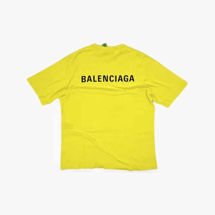 Balenciaga Balenciaga Yellow Logo Vintage T-Shirt Men's Size US S / EU 44-46 / 1 - 3 Thumbnail