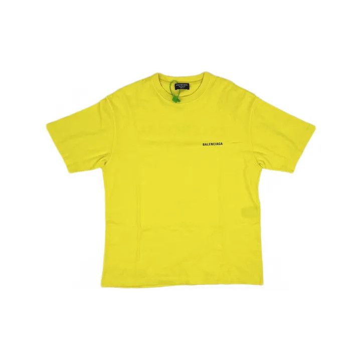 Balenciaga Balenciaga Yellow Logo Vintage T-Shirt Men's Size US S / EU 44-46 / 1 - 2 Thumbnail
