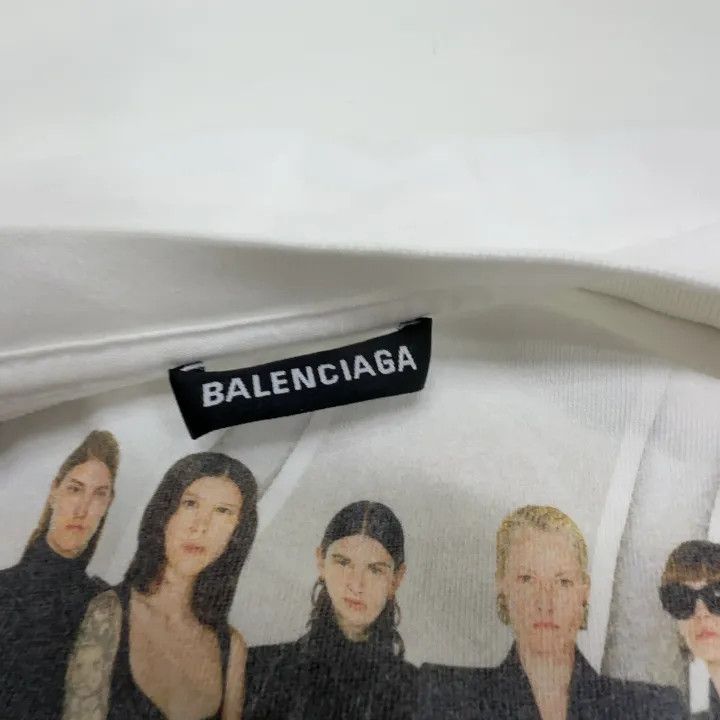 Balenciaga Balenciaga Band Portrait Print Short Sleeve T-Shirt Size US S / EU 44-46 / 1 - 4 Thumbnail