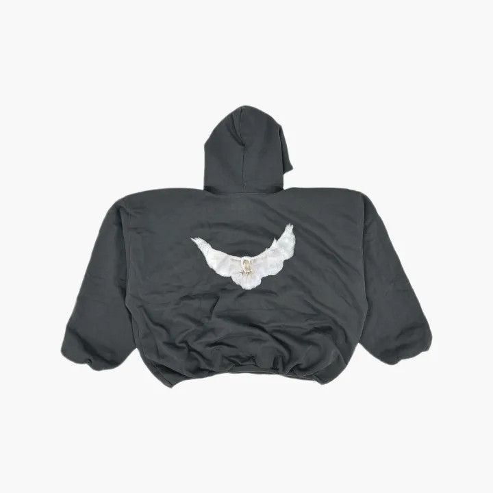 Yeezy Yeezy Dove Hoodie Black with Logo Print Size US L / EU 52-54 / 3 - 3 Thumbnail