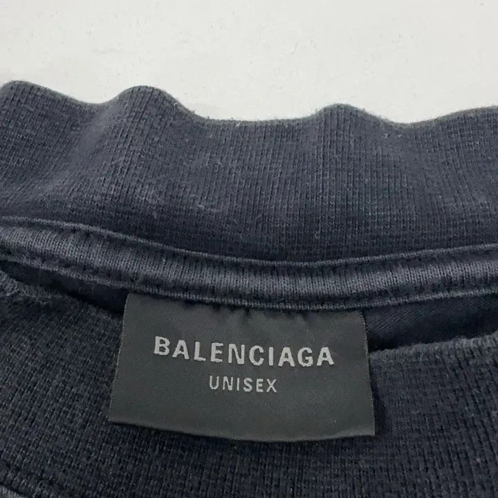 Balenciaga Balenciaga Black Short Sleeve T-shirt with Heart Print Size US M / EU 48-50 / 2 - 6 Thumbnail