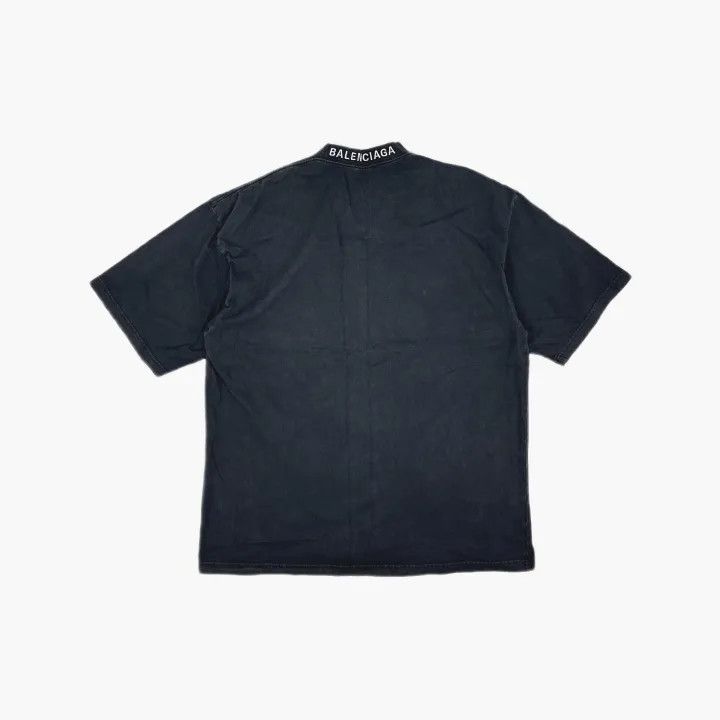 Balenciaga Balenciaga Black Short Sleeve T-shirt with Heart Print Size US M / EU 48-50 / 2 - 3 Thumbnail
