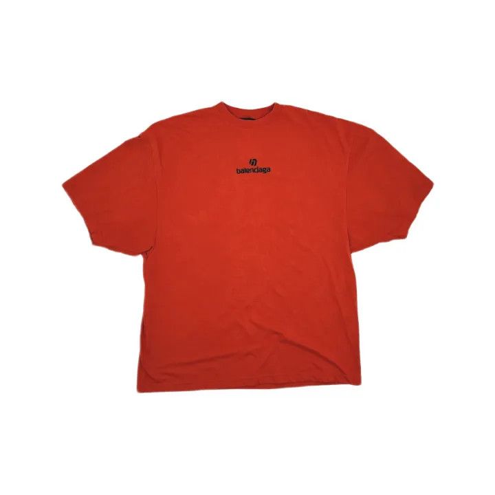 Balenciaga Balenciaga Red Short Sleeve T-Shirt Size US S / EU 44-46 / 1 - 2 Thumbnail