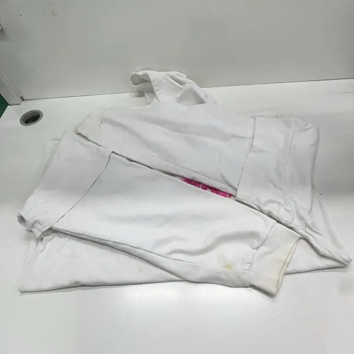 Balenciaga Balenciaga White Oversized Hoodie with Print Size US M / EU 48-50 / 2 - 9 Thumbnail