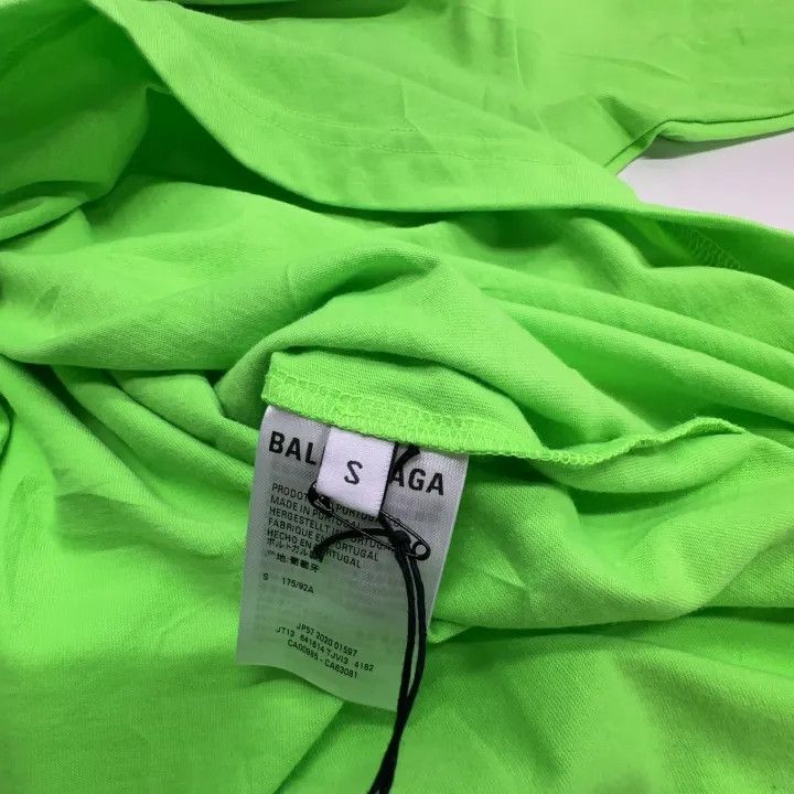 Balenciaga Balenciaga SS21 Green Graphic Short Sleeve T-Shirt Size US S / EU 44-46 / 1 - 4 Thumbnail