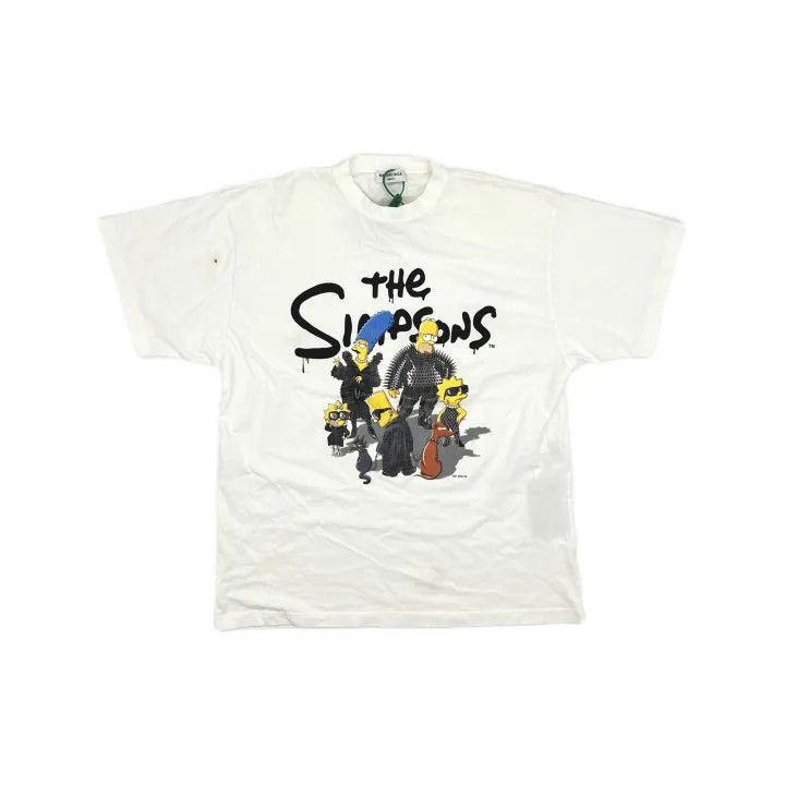 Balenciaga Balenciaga FW21 Simpsons Graphic Short Sleeve T-shirt Size US M / EU 48-50 / 2 - 2 Thumbnail
