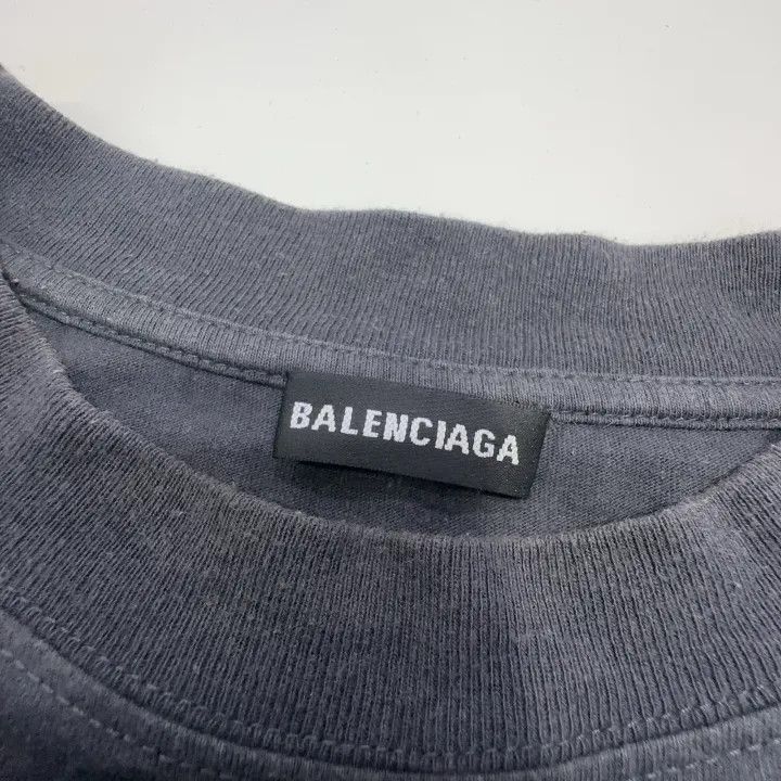 Balenciaga Balenciaga Washed Short Sleeve T-shirt Size US XS / EU 42 / 0 - 6 Thumbnail