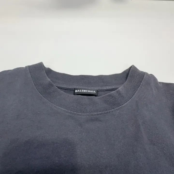 Balenciaga Balenciaga Washed Short Sleeve T-shirt Size US XS / EU 42 / 0 - 7 Thumbnail