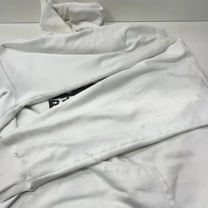 Balenciaga Balenciaga White Graphic Hoodie for Men Size US XL / EU 56 / 4 - 14 Thumbnail
