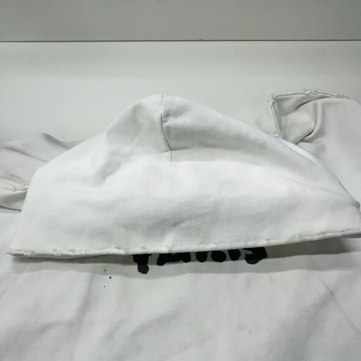 Balenciaga Balenciaga White Graphic Hoodie for Men Size US XL / EU 56 / 4 - 8 Thumbnail