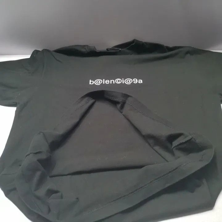 Balenciaga Balenciaga Black Casual Logo Short Sleeve T-Shirt Size US S / EU 44-46 / 1 - 10 Thumbnail