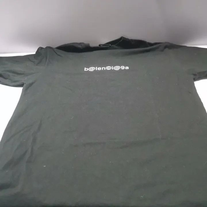 Balenciaga Balenciaga Black Casual Logo Short Sleeve T-Shirt Size US S / EU 44-46 / 1 - 9 Thumbnail