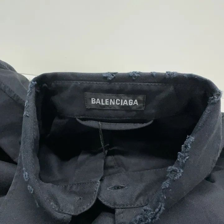 Balenciaga Balenciaga Black Fit Long Sleeve Shirt Size US S / EU 44-46 / 1 - 4 Thumbnail