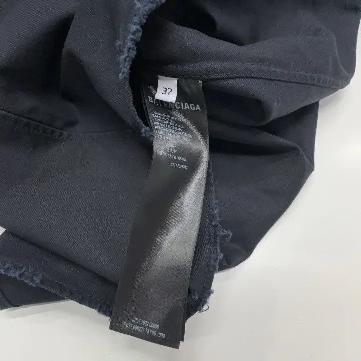 Balenciaga Balenciaga Black Fit Long Sleeve Shirt Size US S / EU 44-46 / 1 - 5 Thumbnail