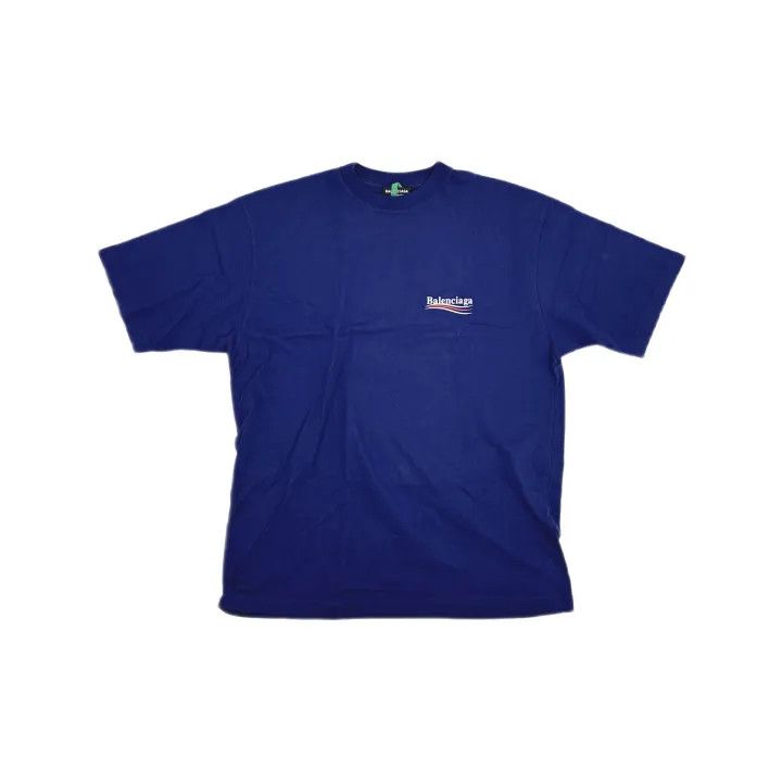 Balenciaga Balenciaga Logo Print Crew Neck Short Sleeve T-Shirt Size US M / EU 48-50 / 2 - 2 Thumbnail