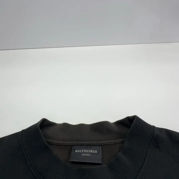 Balenciaga Balenciaga Black Graphic Logo T-Shirt Size US M / EU 48-50 / 2 - 4 Thumbnail