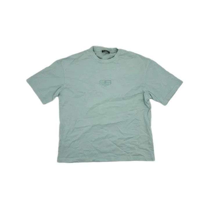 Balenciaga Balenciaga Embroidered Logo Short Sleeve T-shirt Size US L / EU 52-54 / 3 - 2 Thumbnail