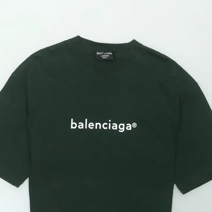 Balenciaga Balenciaga Logo Print Crew Neck Short Sleeve T-Shirt Size US S / EU 44-46 / 1 - 3 Thumbnail
