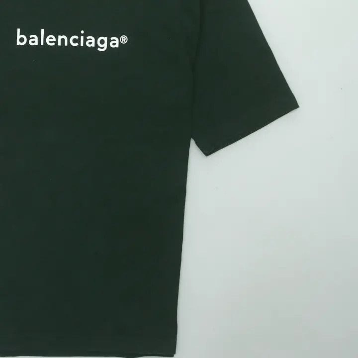 Balenciaga Balenciaga Logo Print Crew Neck Short Sleeve T-Shirt Size US S / EU 44-46 / 1 - 5 Thumbnail