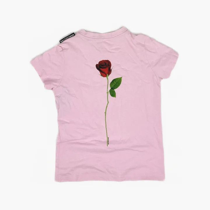 Balenciaga Balenciaga Casual Rose Short Sleeve T-Shirt Size US XS / EU 42 / 0 - 3 Thumbnail