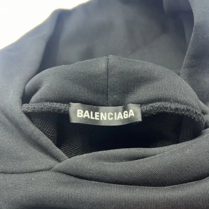 Balenciaga Balenciaga Logo Print Oversized Hoodie Size US XS / EU 42 / 0 - 3 Thumbnail